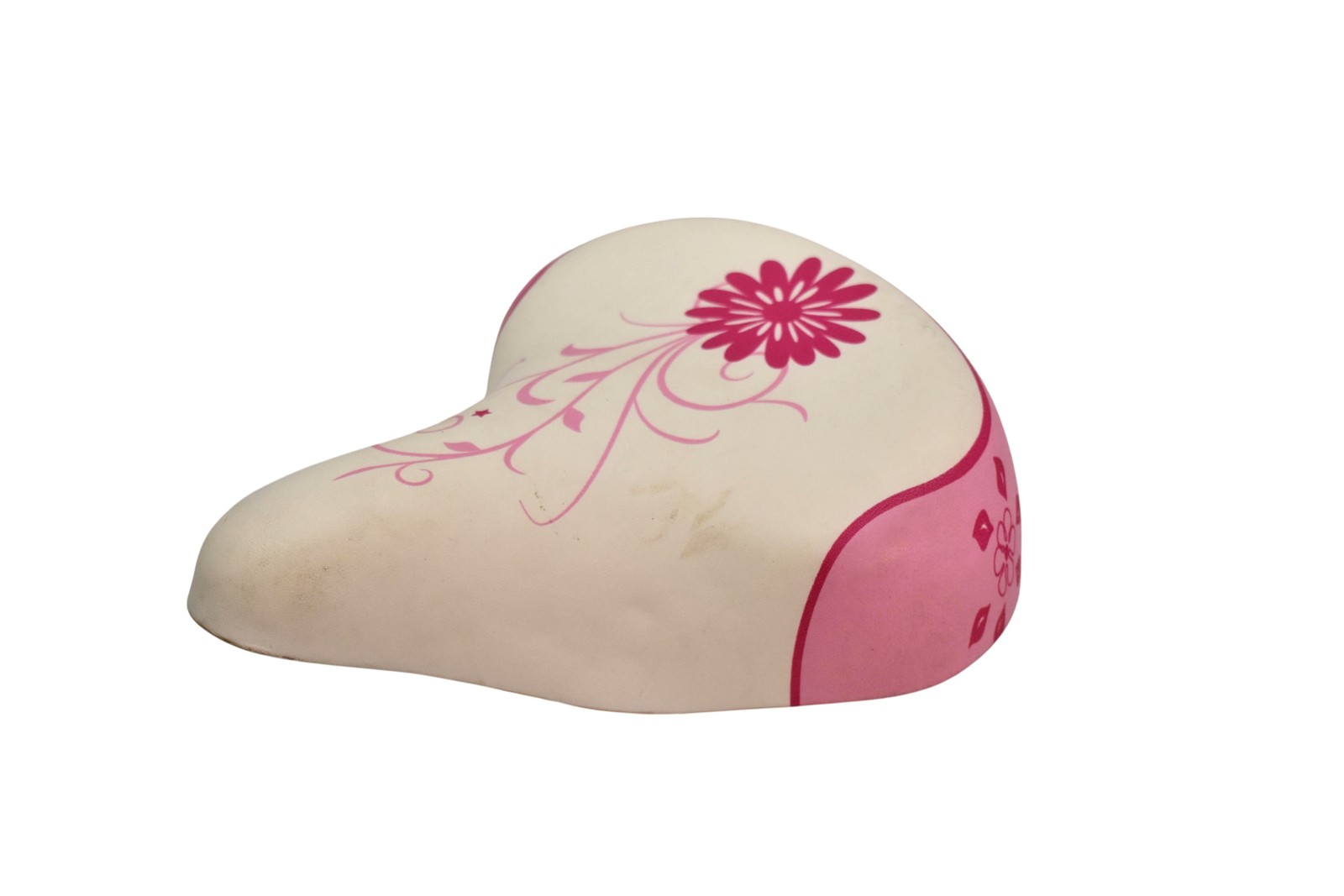 CICINA Kids Comfort Bicycle Saddle Seat Spring Suspension Flowers Girls Pink
