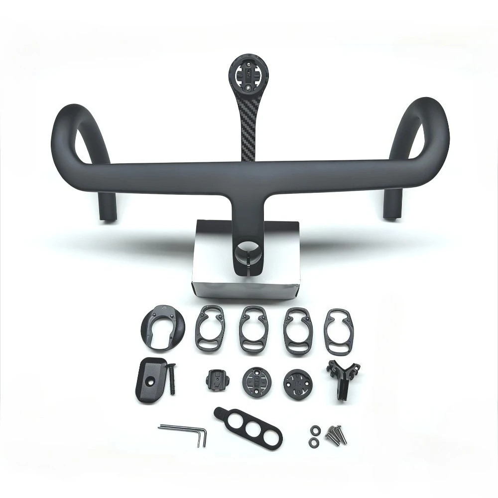 Integrated Carbon Handlebar for Road Bicycles with Full Internal Cable Routing