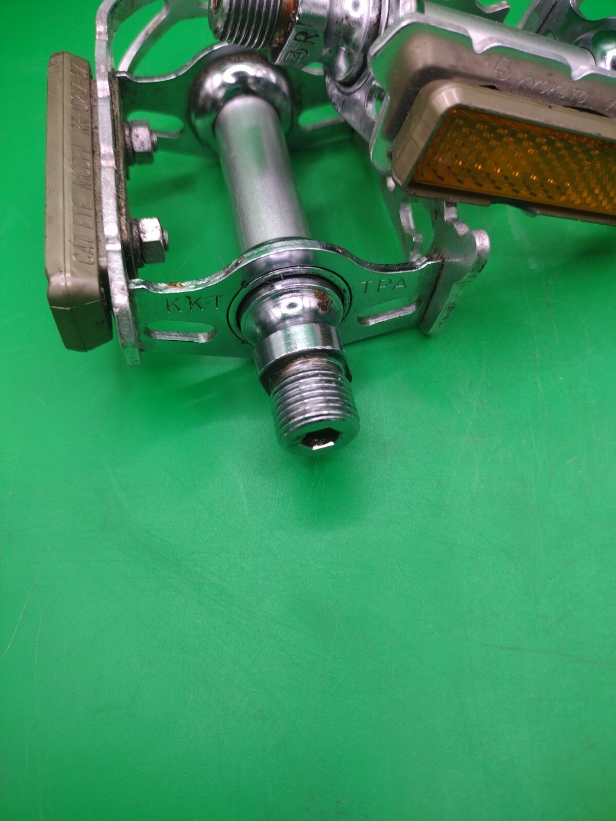 Bicycle Pedals Cat Eye Model RR-0217 G-7 Kyokuto Top-Run Japan