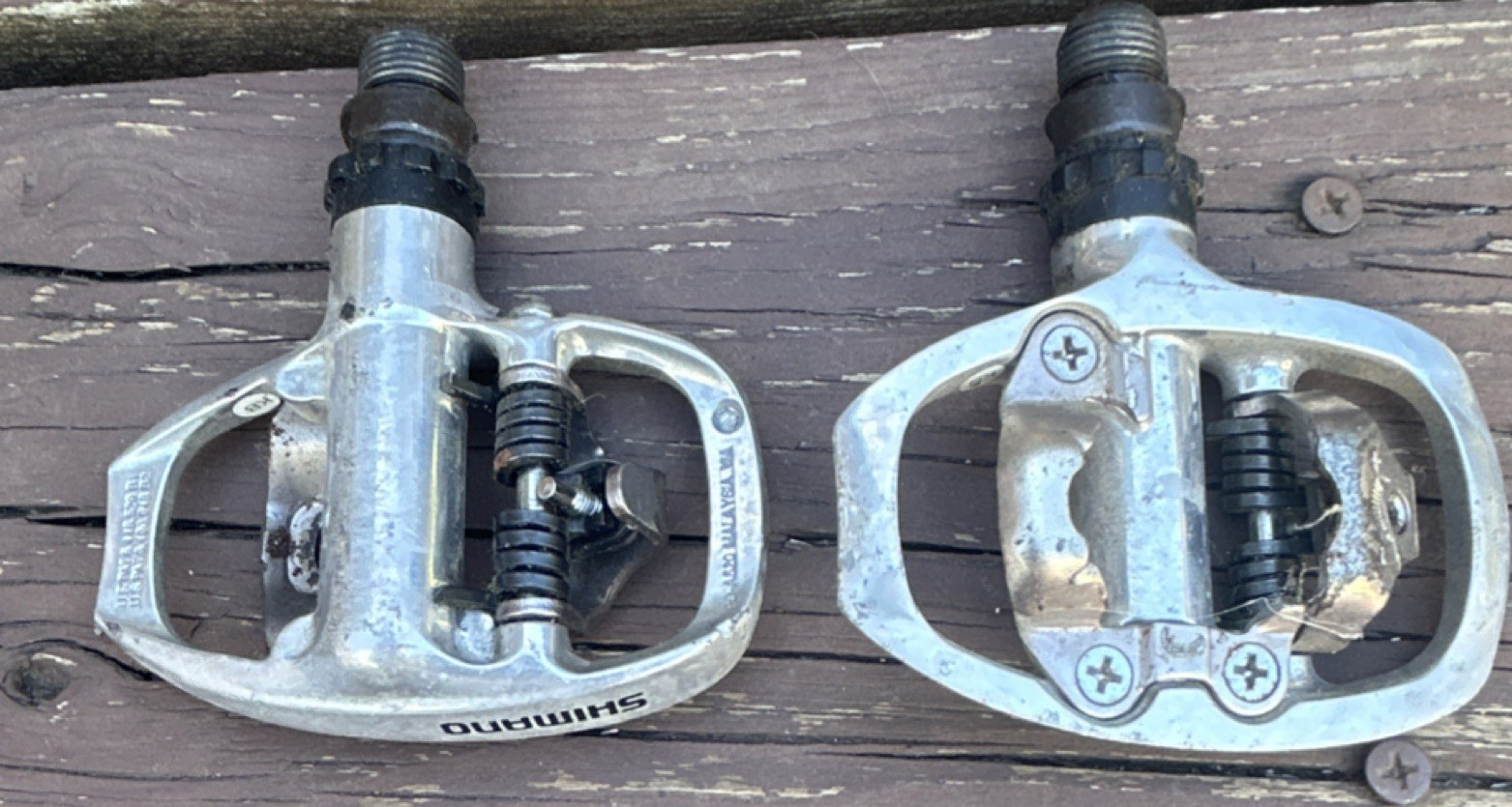 Shimano PD-A520 Clipless Road Pedals Aluminum 9/16in Silver