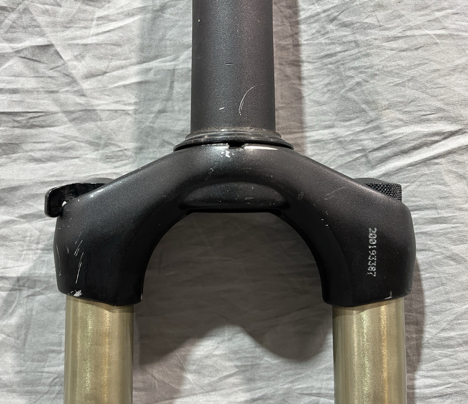 Manitou Sherman Fork 26″ 150mm Travel 100 x 9mm QR Disc 1 1/2″ x 8 3/16″ Black