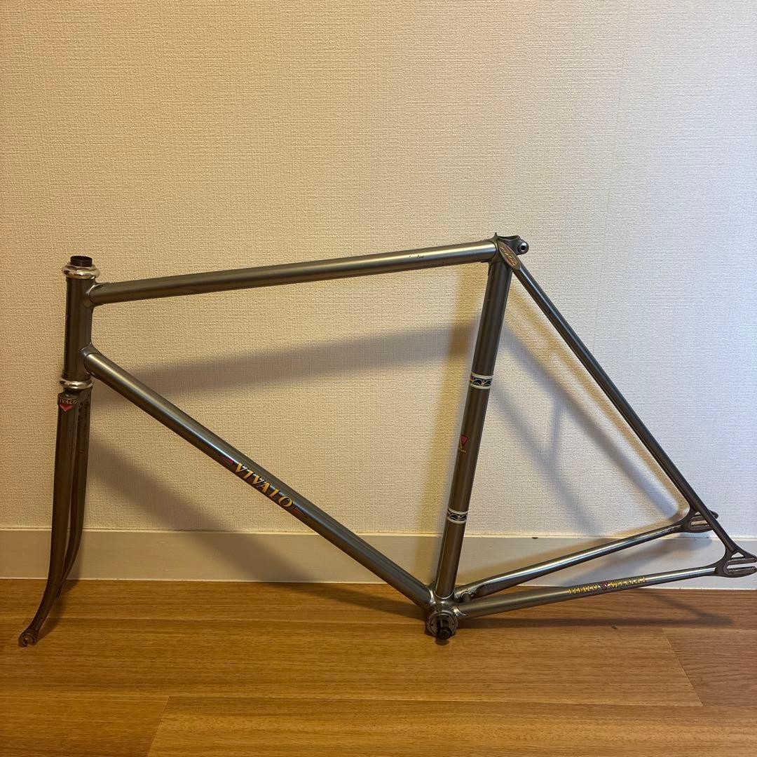 Vivalo Special Track Bike Frame 54cm Silver with Sugino 75 Bottom Bracket