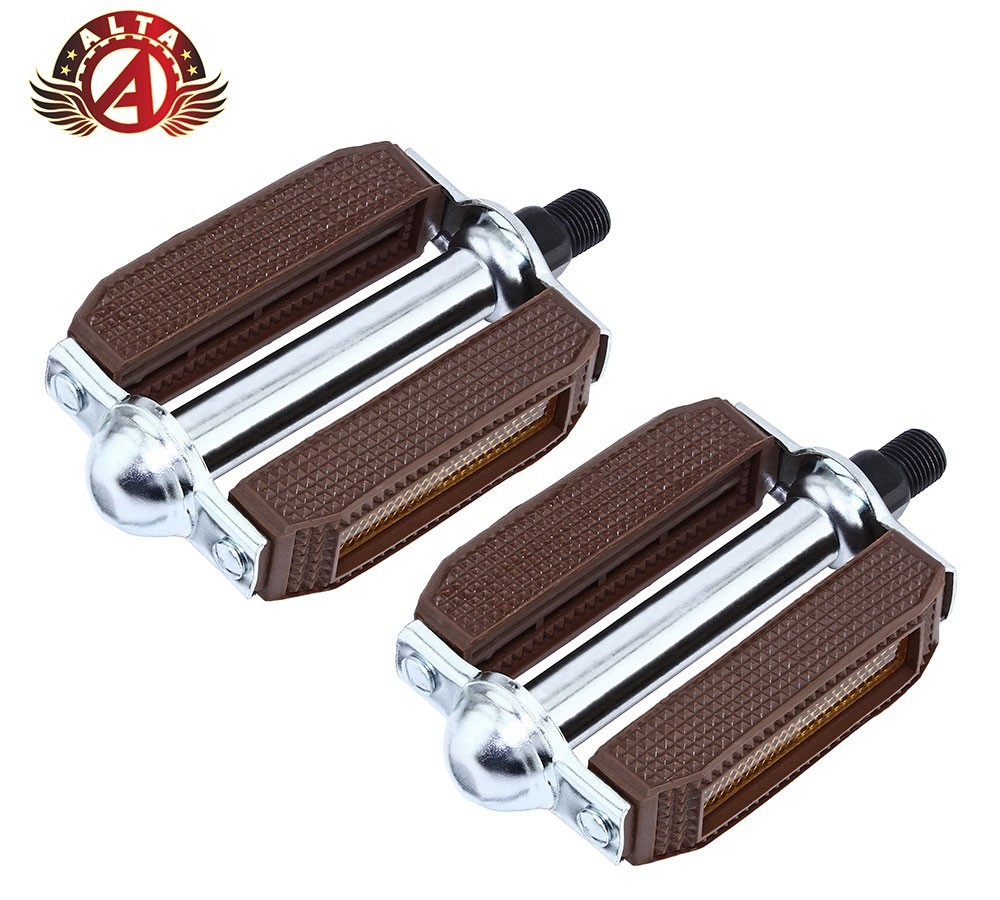 BICYCLE BROWN CLASSIC PEDALS CRUISER LOWRIDER CHOPPER, 1/2″
