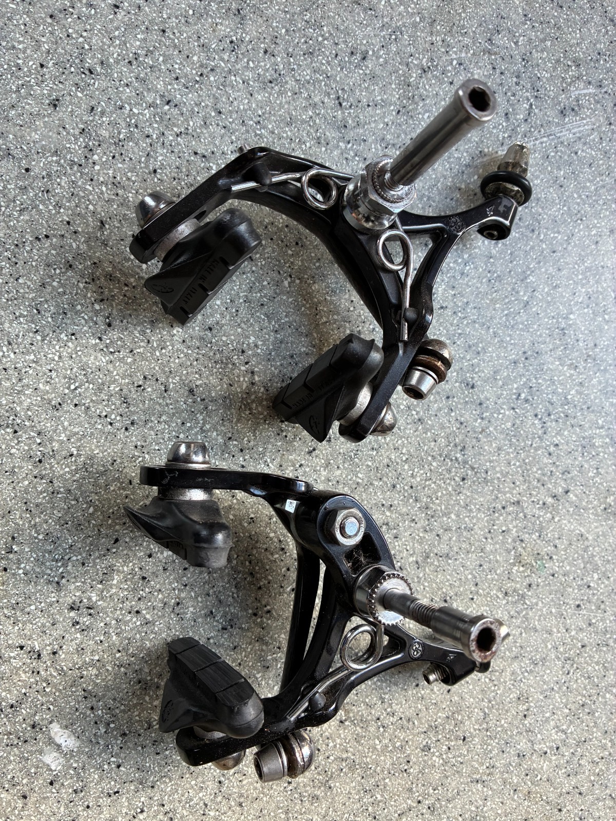 Campagnolo Veloce brake calipers w/ new pads