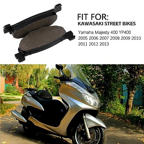 Front and Rear Brake Pads for Yamaha Majesty 400 YP400 YP 400 2005 2006 2007