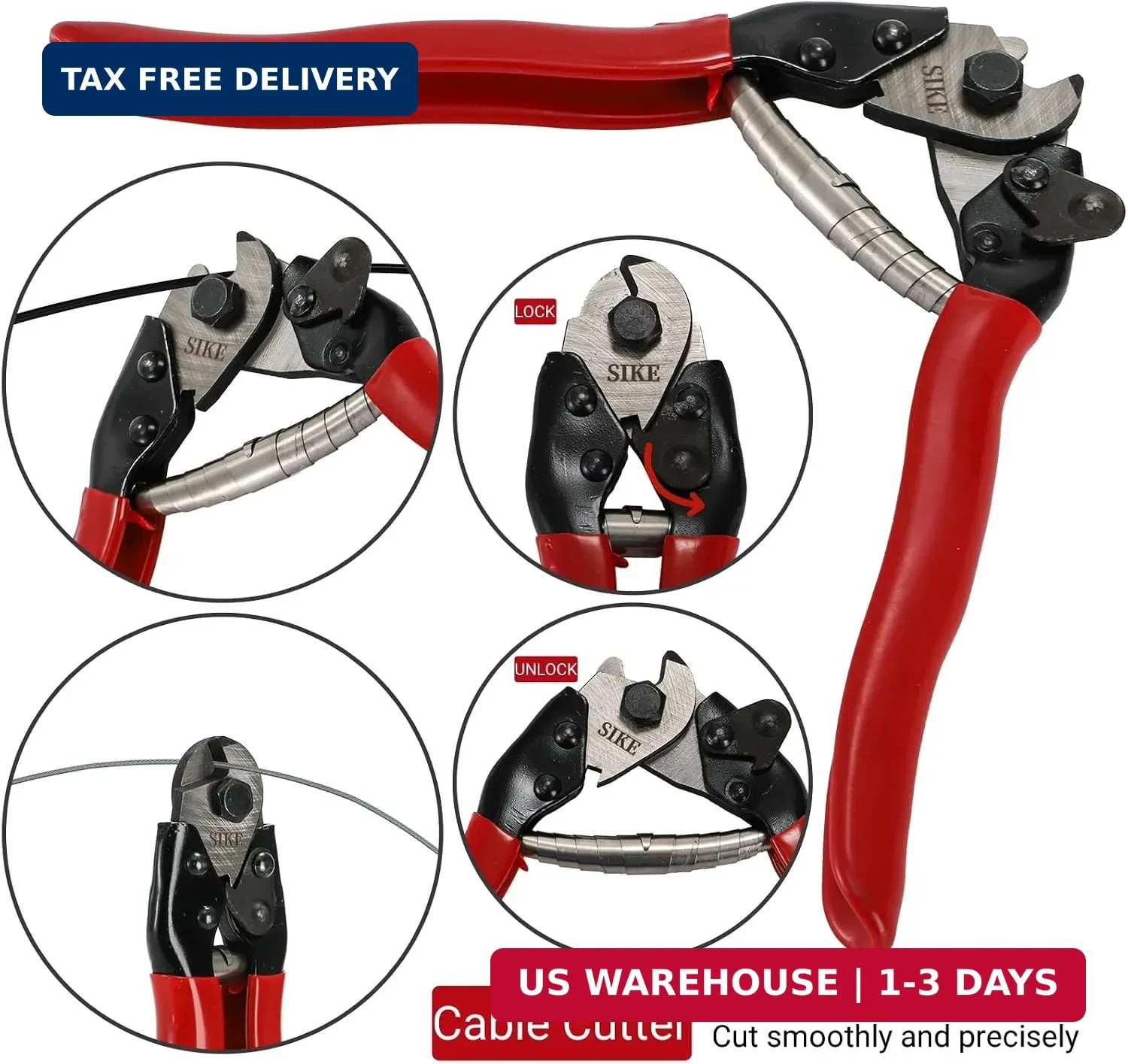 Bike Cable Kit, Cutter End Caps Included, 91 Pieces | Bicycle Shift Brake Cable,