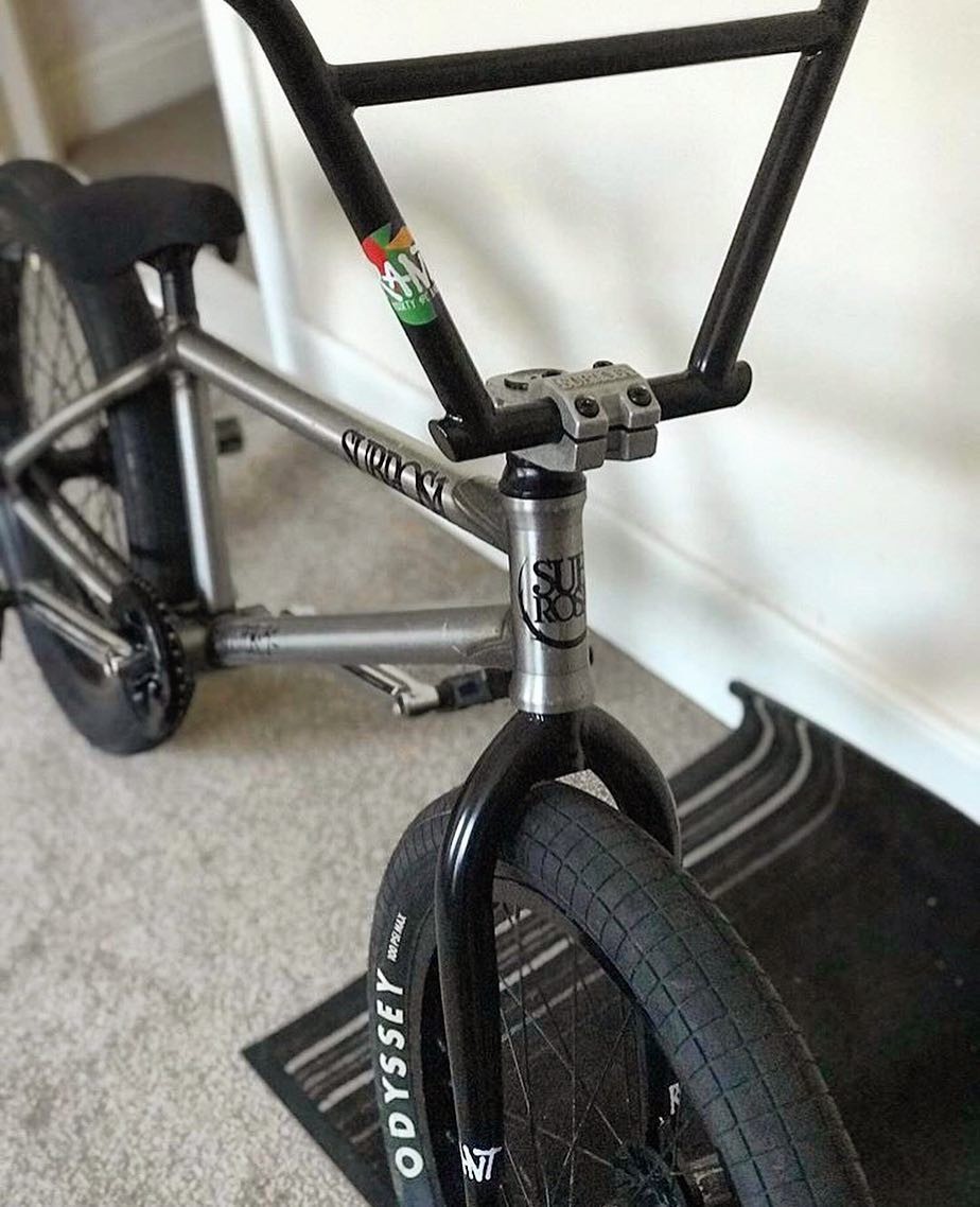 RANT NSIXTY 4PC BARS BMX HANDLEBARS 9.5″ 100% CHROMOLY SHADOW SUBROSA CHROME NEW