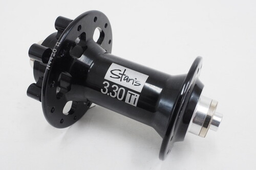 NEW Stan’s NoTubes 3.30Ti MTB Bicycle Hub Front 9x100mm Spacing 6Bolt DiscZH0114