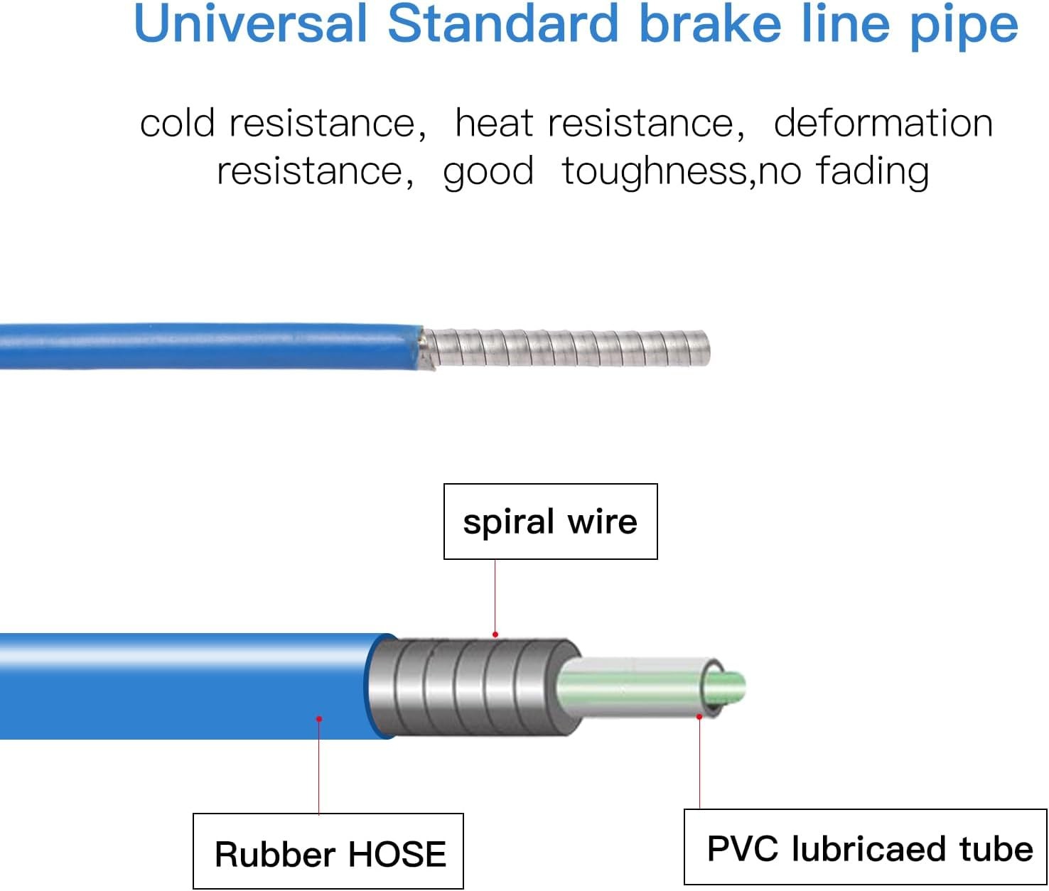 Universal Brake Cable Housing,5mm 3Meters,Lined Bicycle/Bike Brake Cable Housing