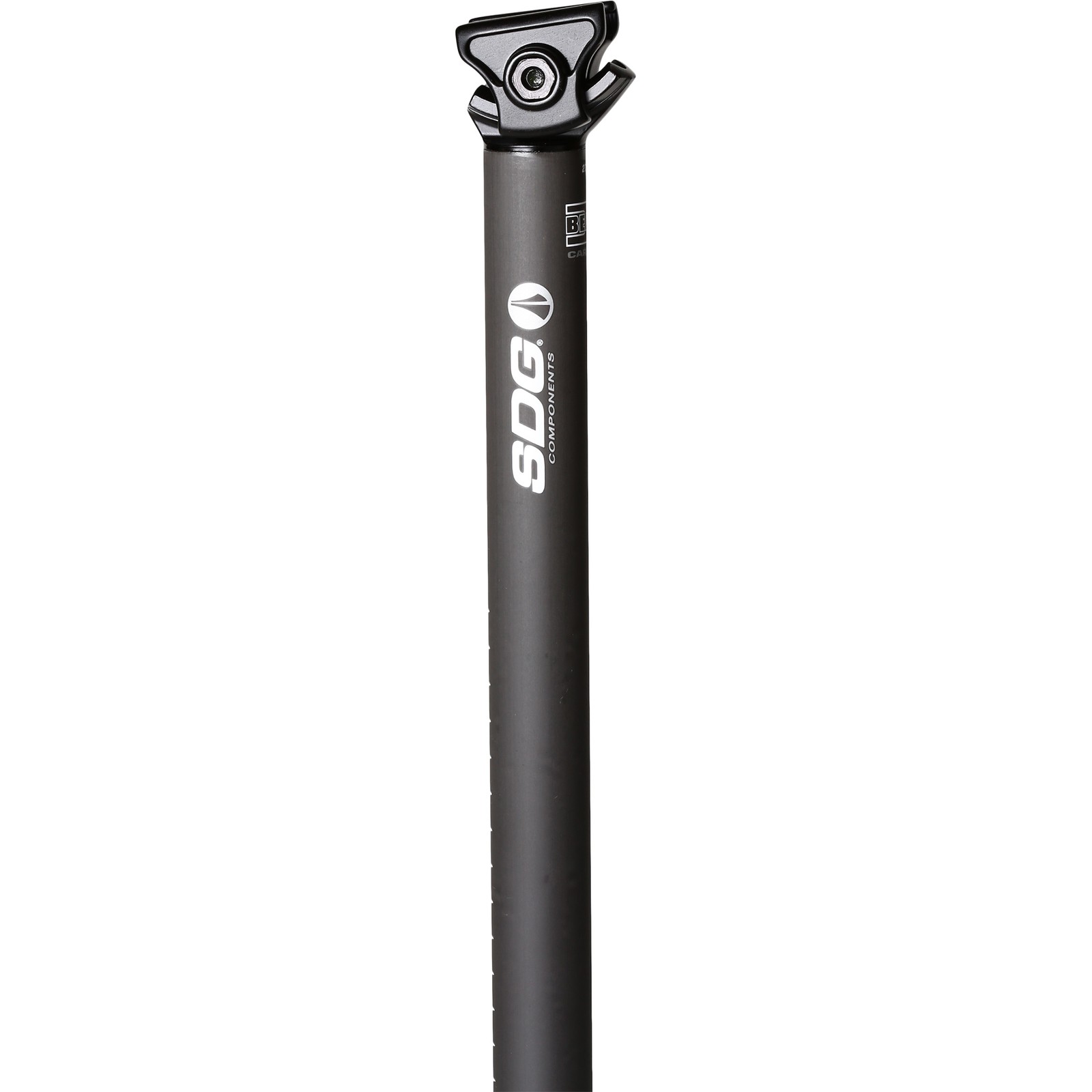 SDG I-Beam Carbon Micro-Adjust Seatpost 30.9x400mm, 0mm Setback, Lightweight