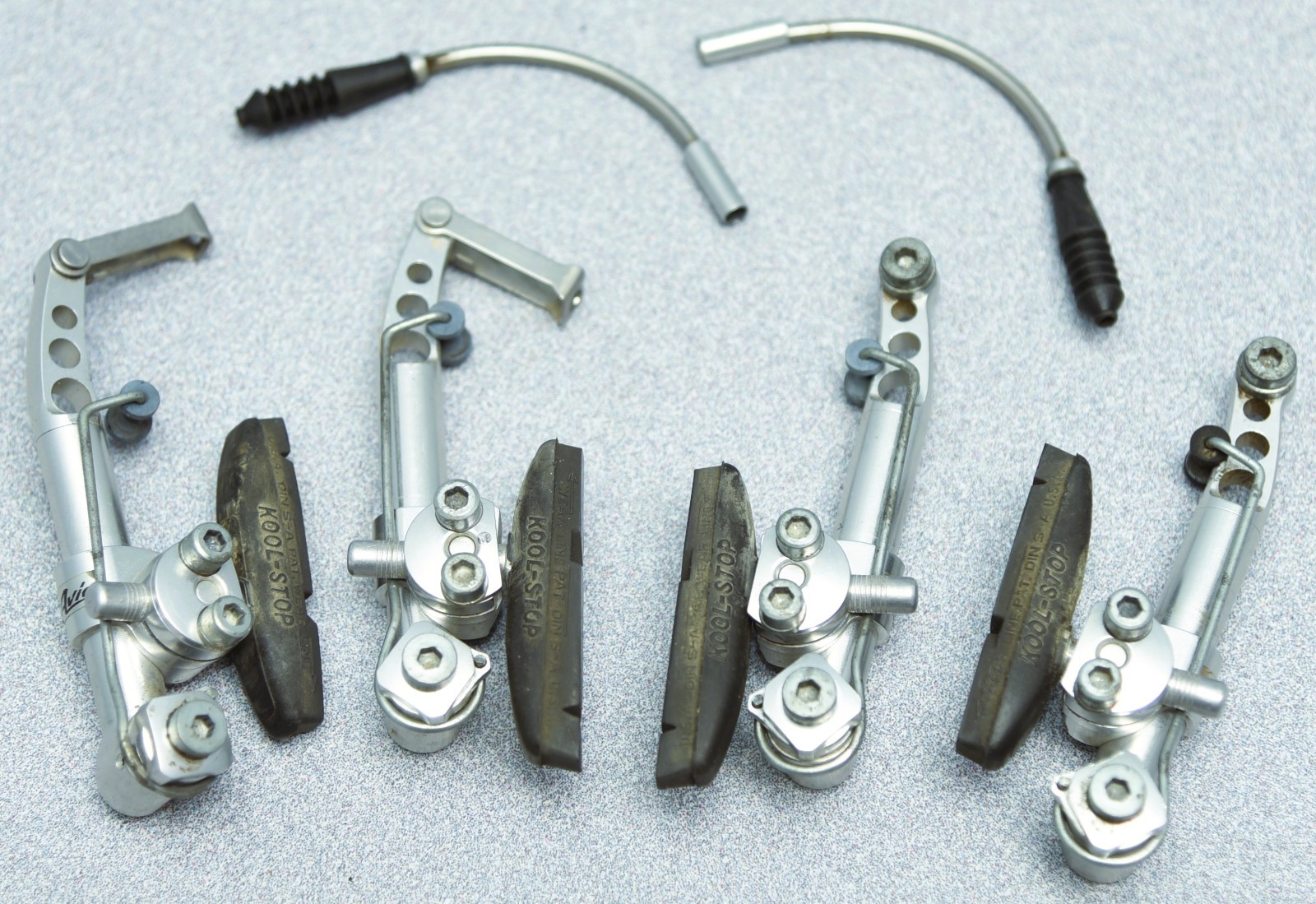 AVID TRI-ALIGN III Linear Pull Brakes, Front/Rear Set vintage mtb V CLEAN!