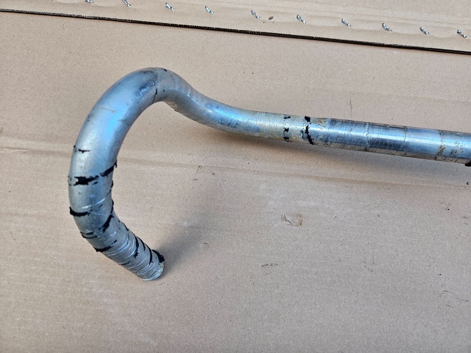 Vintage 70s Italian Road Bike Drop Bars Aluminum 395mm Wide 26.0mm Clamp