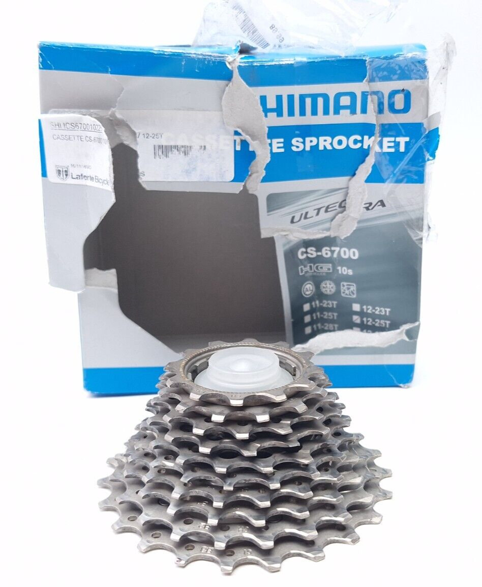 Shimano, Ultegra CS-6700, 10sp. cassette, 12-25T, 12-13-14-15-16-17-19-21-23-25
