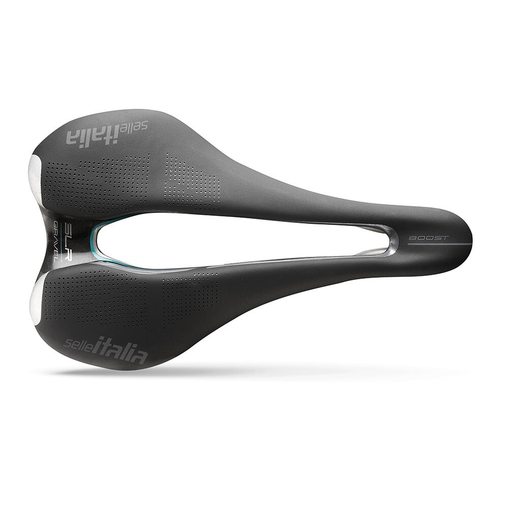 BIKE SADDLE BRAND: SELLE ITALIA SLR BOOST GRAVEL TI316 SUPERFLOW BLACK