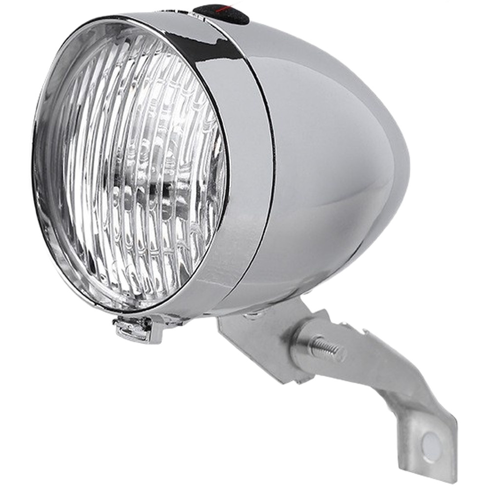USB Rechargeable 3 LED Bicycle Headlight Retro Design Waterproof for All Bikes