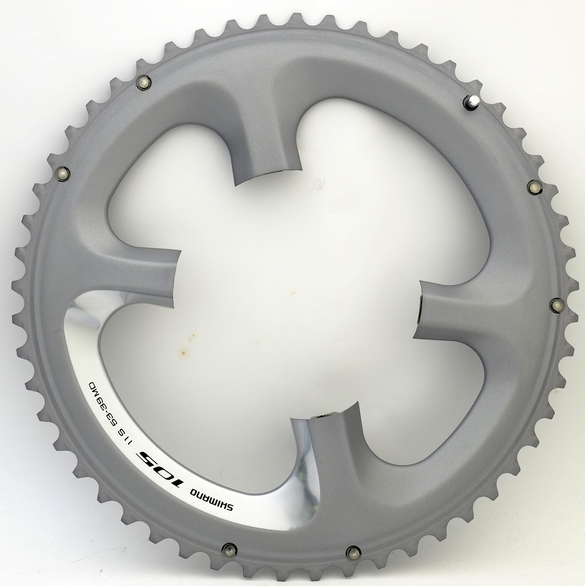 Shimano 105 FC-5800 Chainring 53T for 53-39T, Silver, 11 Spd, FC-6800 Usable