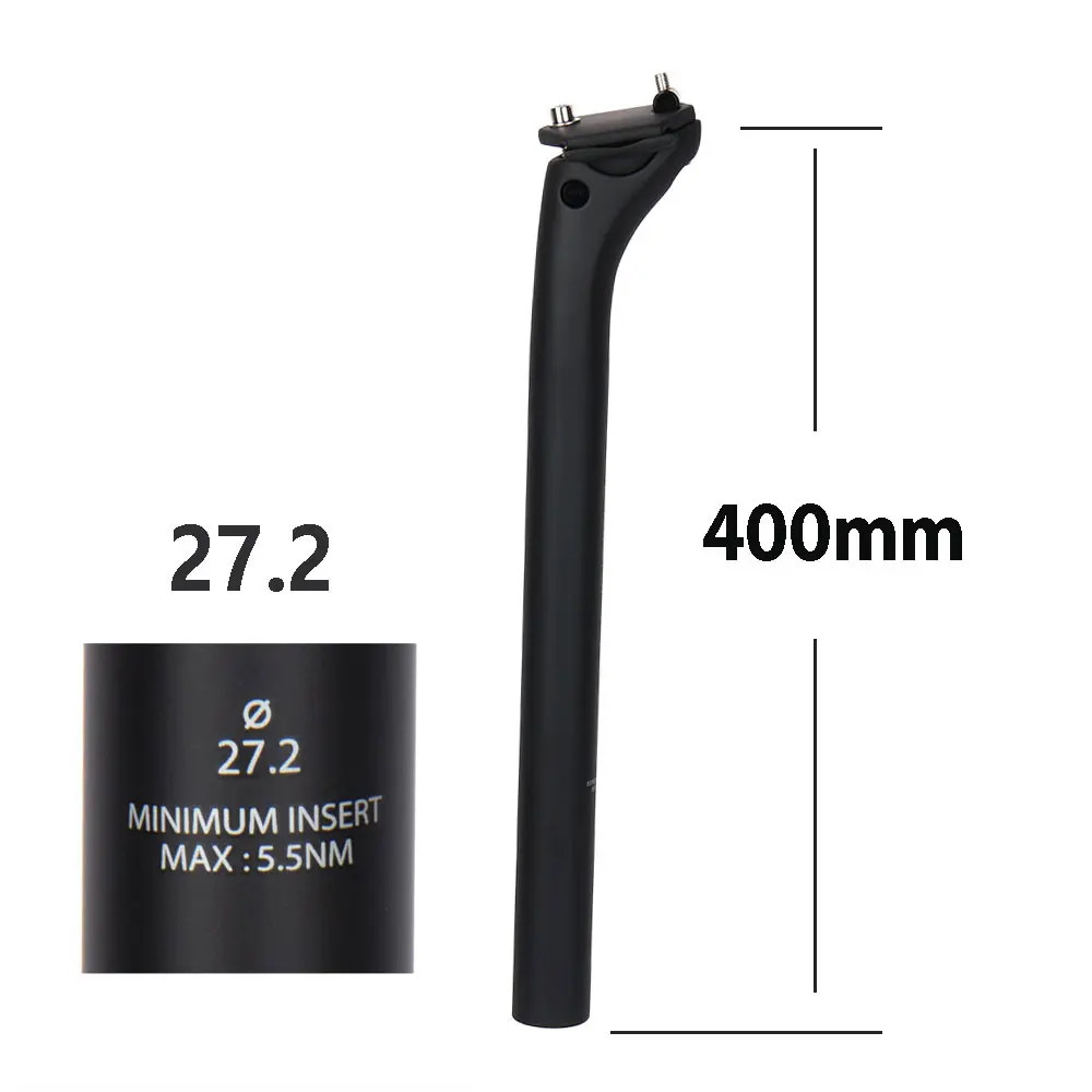 ELITAONE Carbon Fiber Bike Seatpost 27.2/30.9/31.6mm 20mm Offset MTB Road 🚴