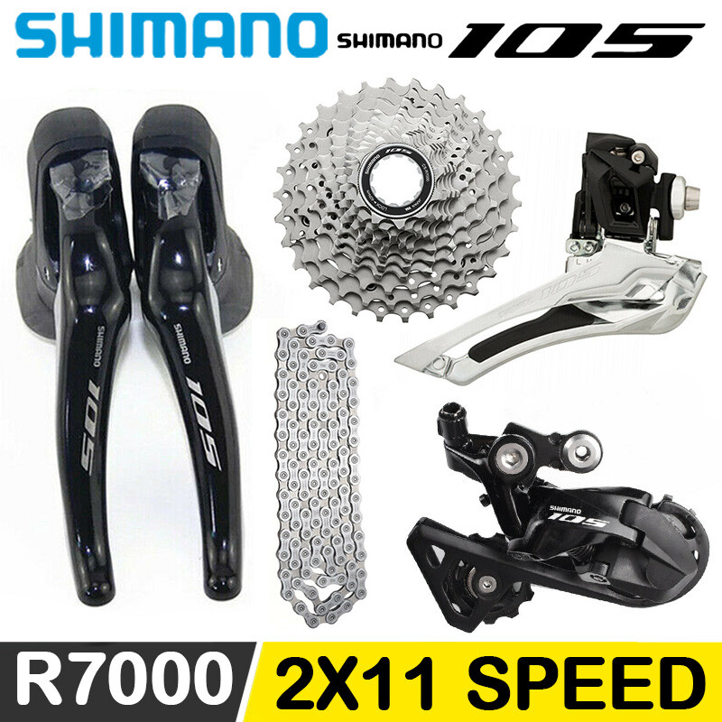 Shimano 105 R7000 2×11 Road Bike Groupset Front Rear Derailleur Cassette Shifter