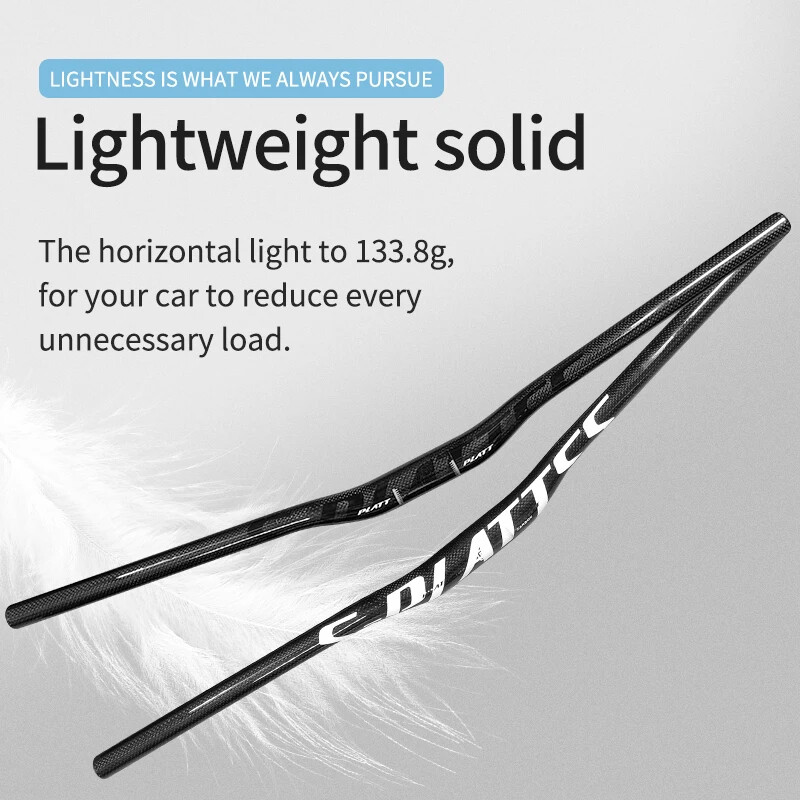 Ultralight Carbon Fiber Handle Bar Mountain Bike Road Bike Riser Bar 720mm