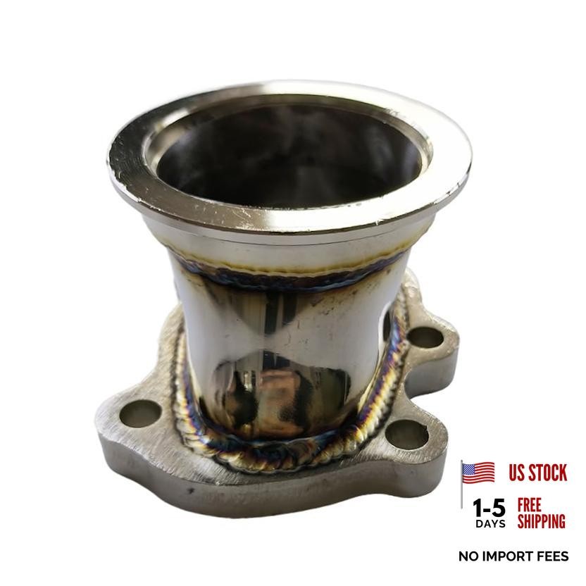 Turbo Down GT25 GT28 T25 T28 5 Bolt Flange to 2.5″ Inch 63mm V band Adapter