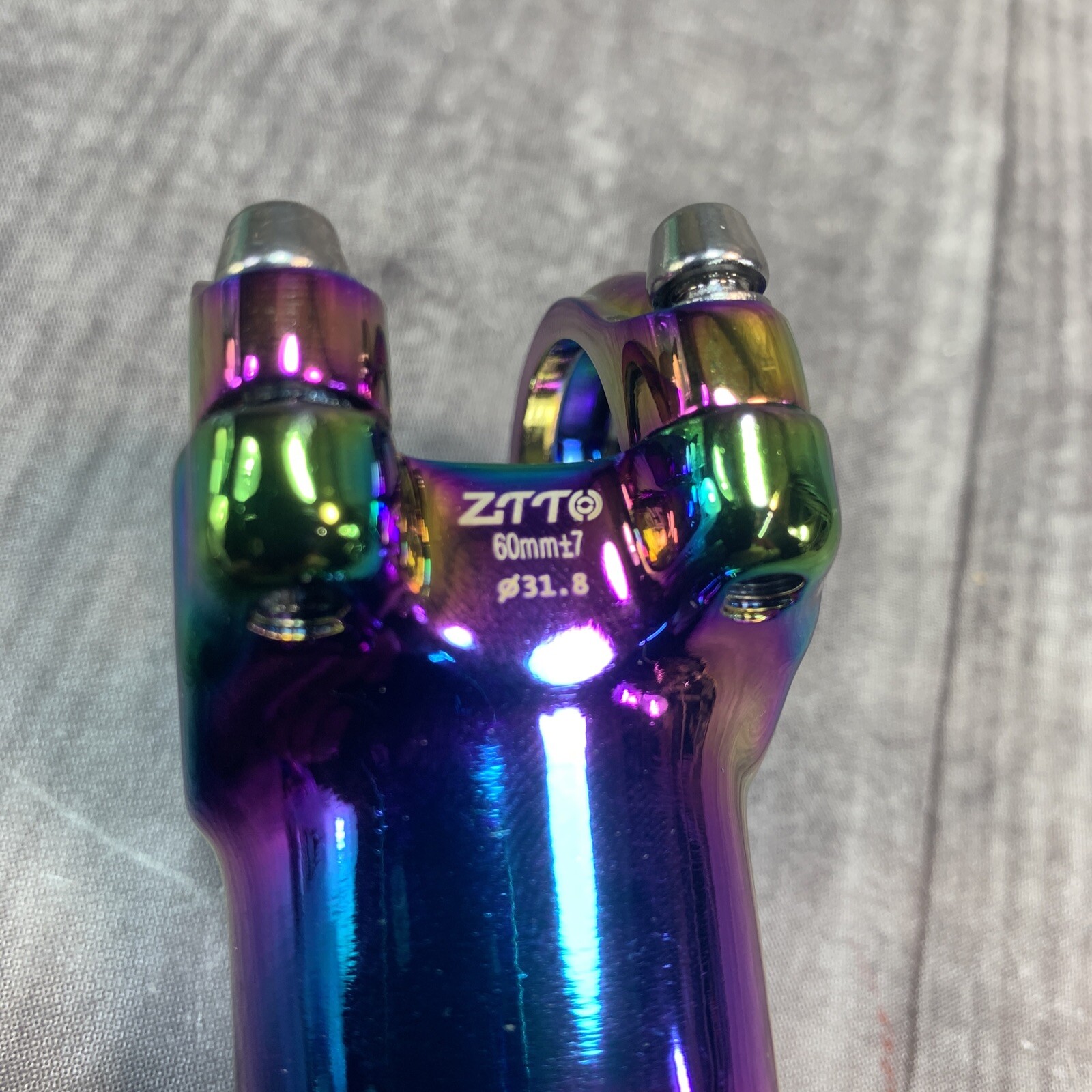 ZTTO Rainbow MTB Road Bike Stem 31.8*60mm +7 Lightweight Fit Handlebar XC AM