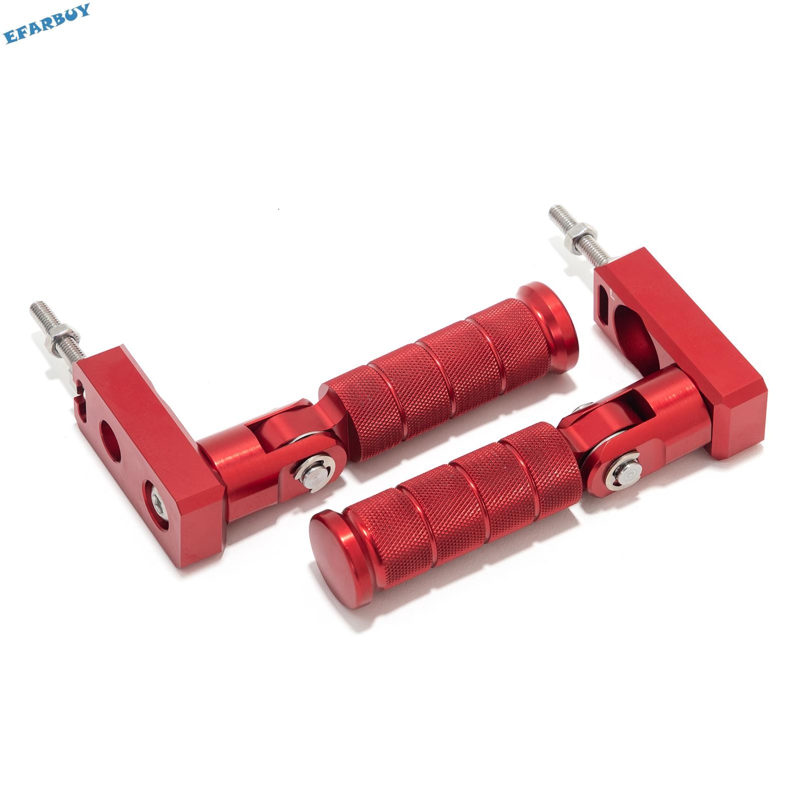 Red Footrest Pedal Bracket Stunt Pegs For Sur-Ron Light Bee for Segway X160 X260