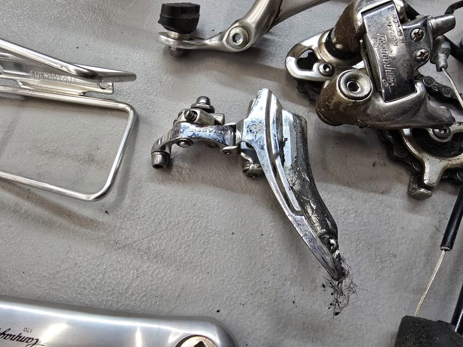 Campagnolo Veloce Road Bike Bicycle Groupset Brakes Crank Bianchi Pedals Shifter