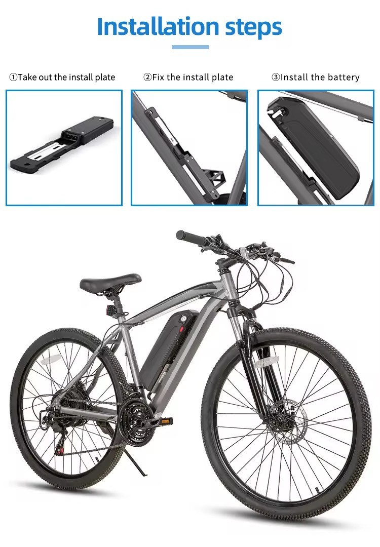 Hailong Ebike Battery 48V 52V-15/17.5/20AH High Power Lithium with BMS