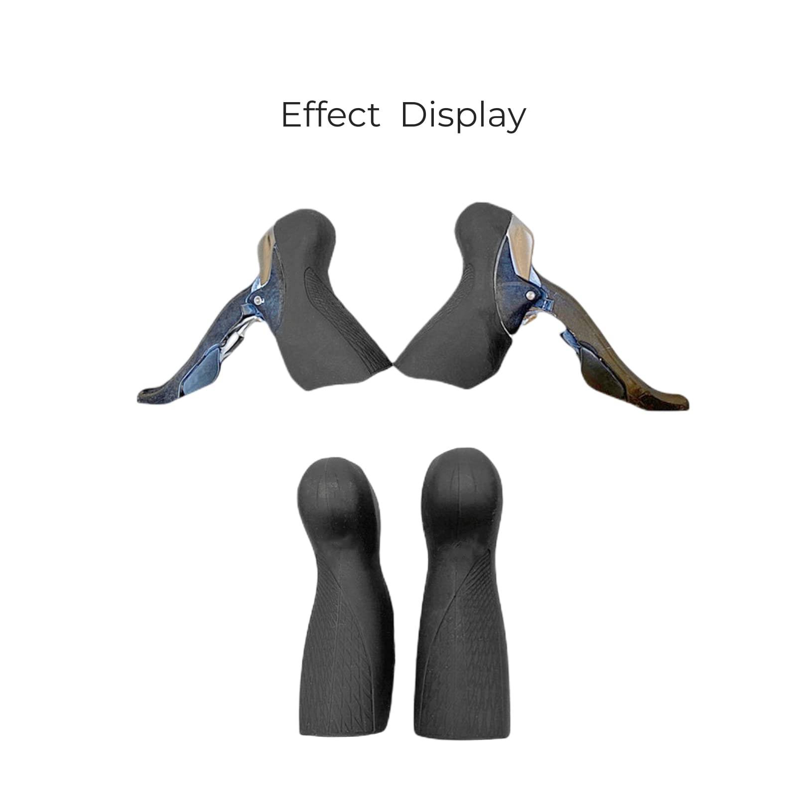 Road Bike Brake Lever Hoods Compatible with Ultegra ST-6700/ST-6703Pair of Bl