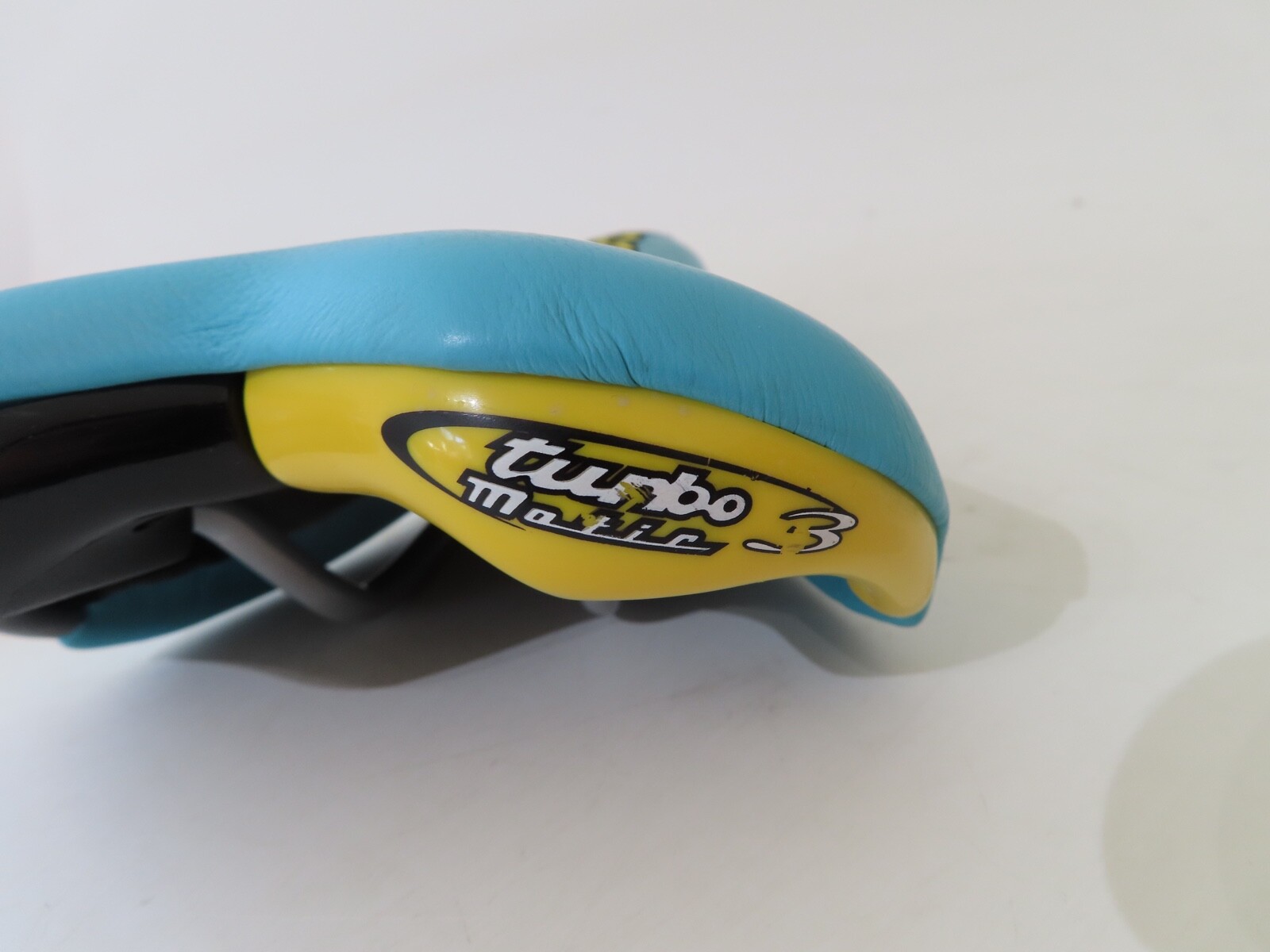 Selle Italia 1999 Eddy Merckx Turbo-matic 3 baby blue leather Mn-rail saddle
