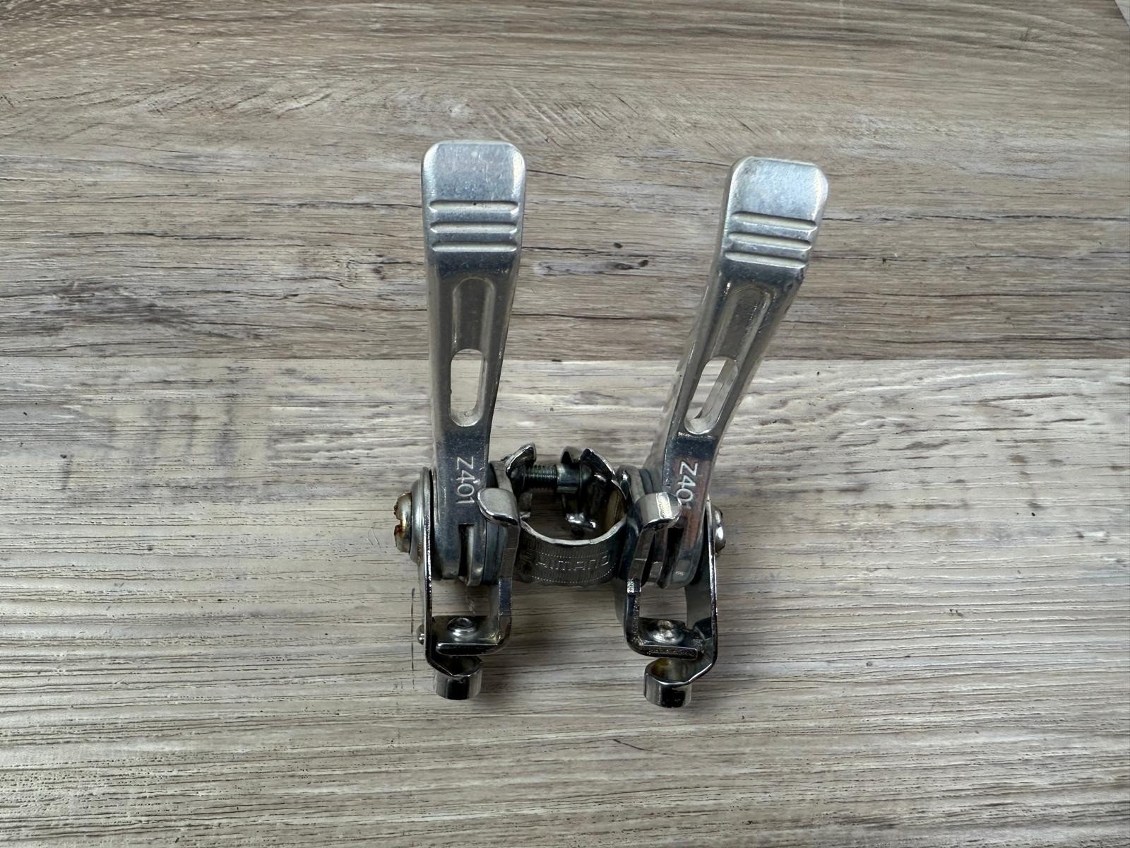 Vintage Shimano Stem Shifter Set Z401 Shift Lever Friction SL-Z401 22.2mm