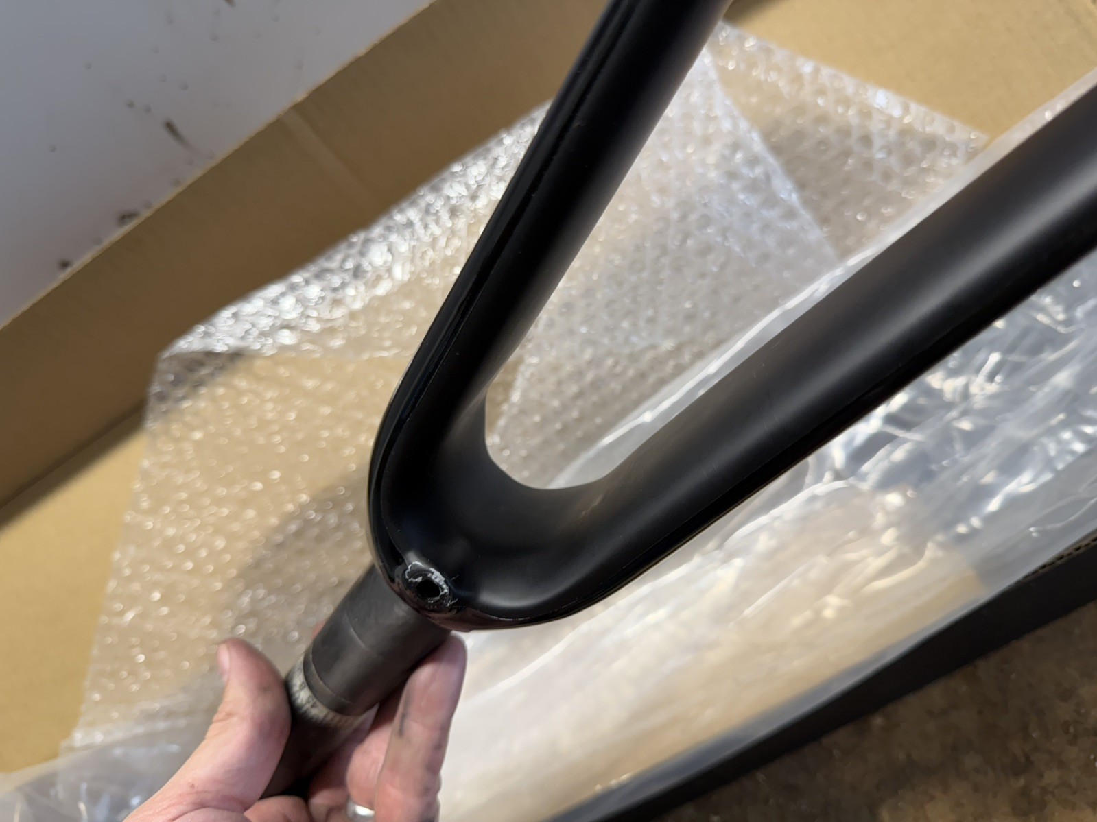 No.22 Great Divide Rim Brake Carbon Fork with Headset, 340mm Steerer