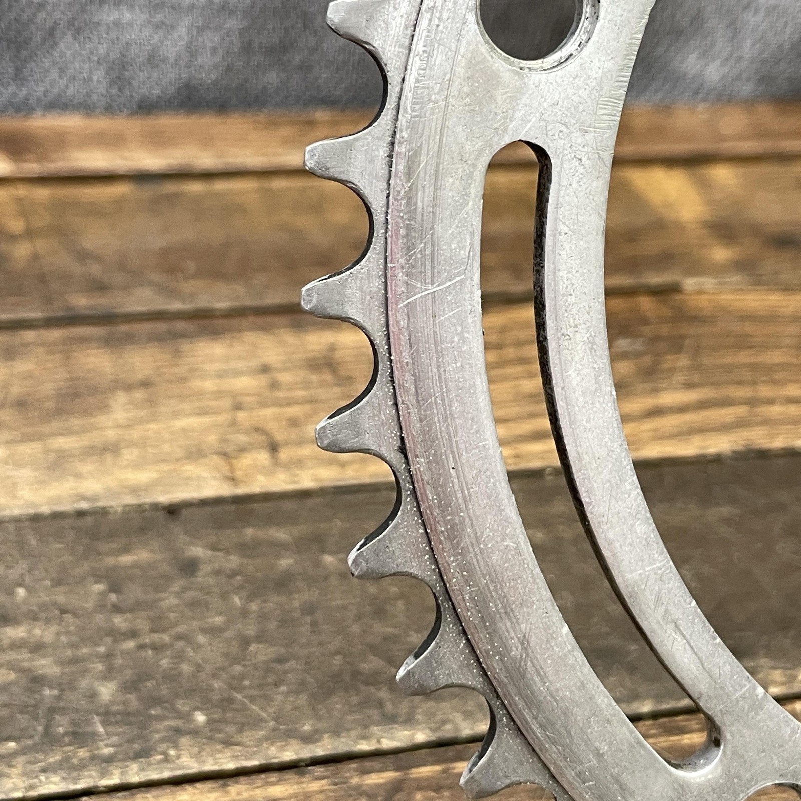 Vintage Zeus 45T Chainring 151 BCD 5-Arm Silver Aluminum Road Bike 45 Tooth