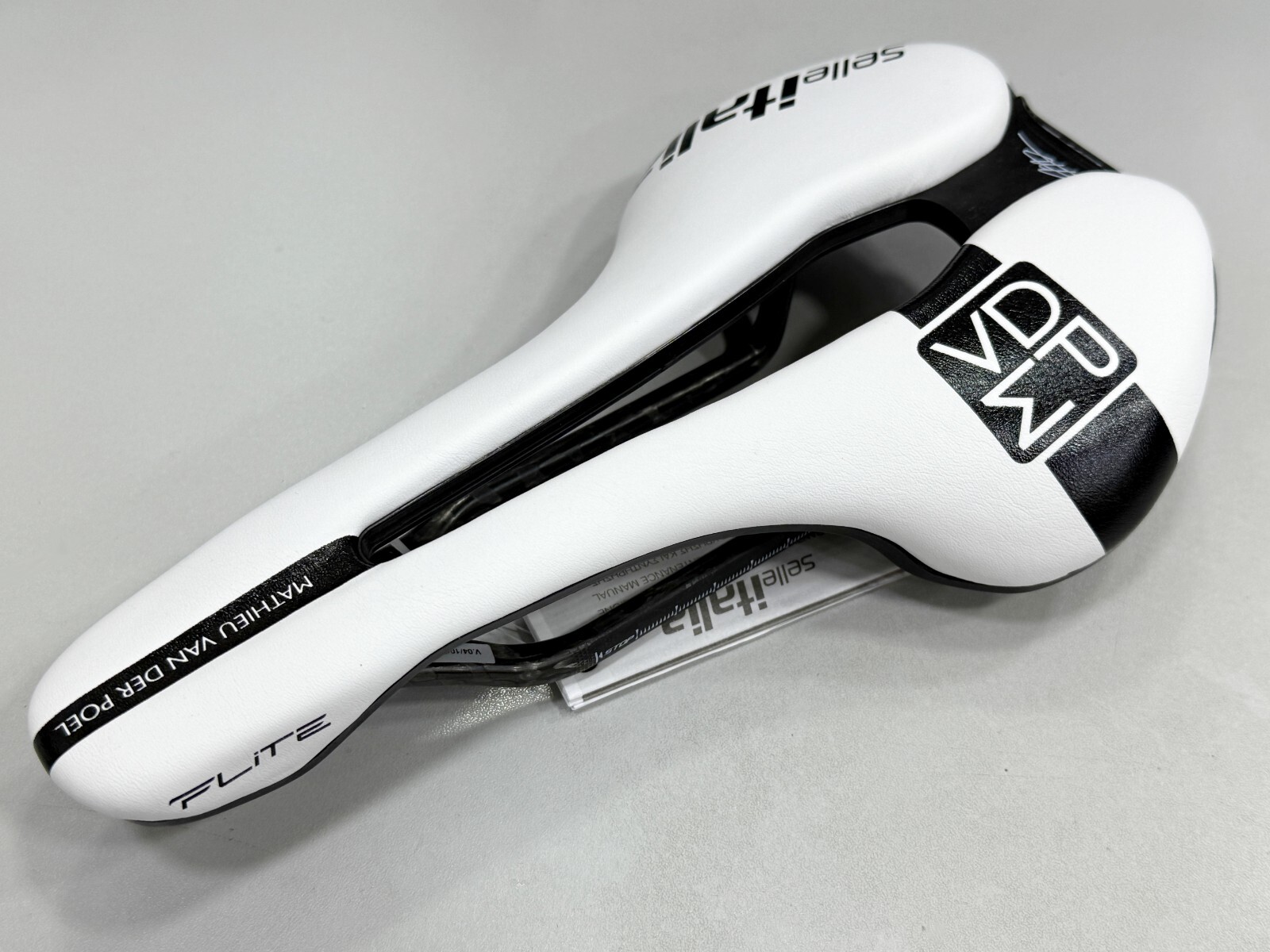 Selle Italia Flite Boost Kit Superflow MVDP Carbon Rail Saddle (White) 145x250mm