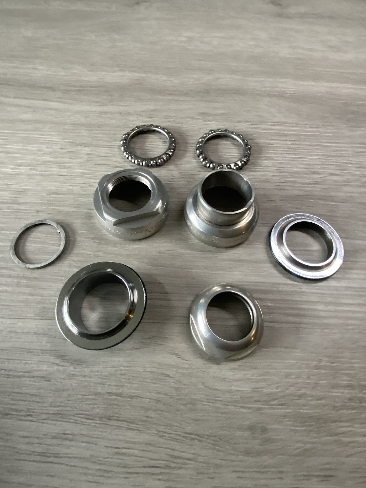 CAMPAGNOLO CHORUS HEADSET ONE-INCH THREADED BRITISH THREADING ALUMINUM
