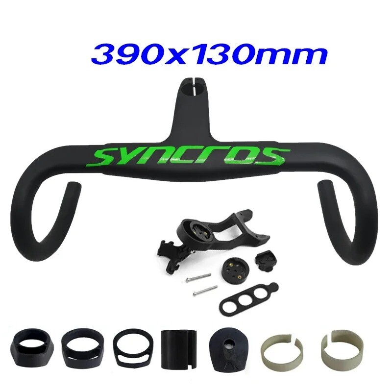 Carbon Road Bicycle Handelbar with Washers Diameters 31.8/28.6mm Bicycle Parts