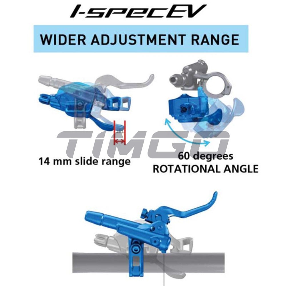Shimano Deore M6100 Hydraulic Disc I-SPEC EV Brake Lever 2-Piston Caliper Box