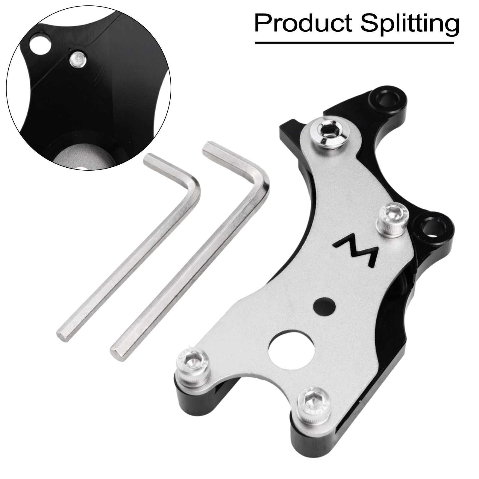 Aluminum alloy conversion kit Convert V brakes to disc brakes on your road bike