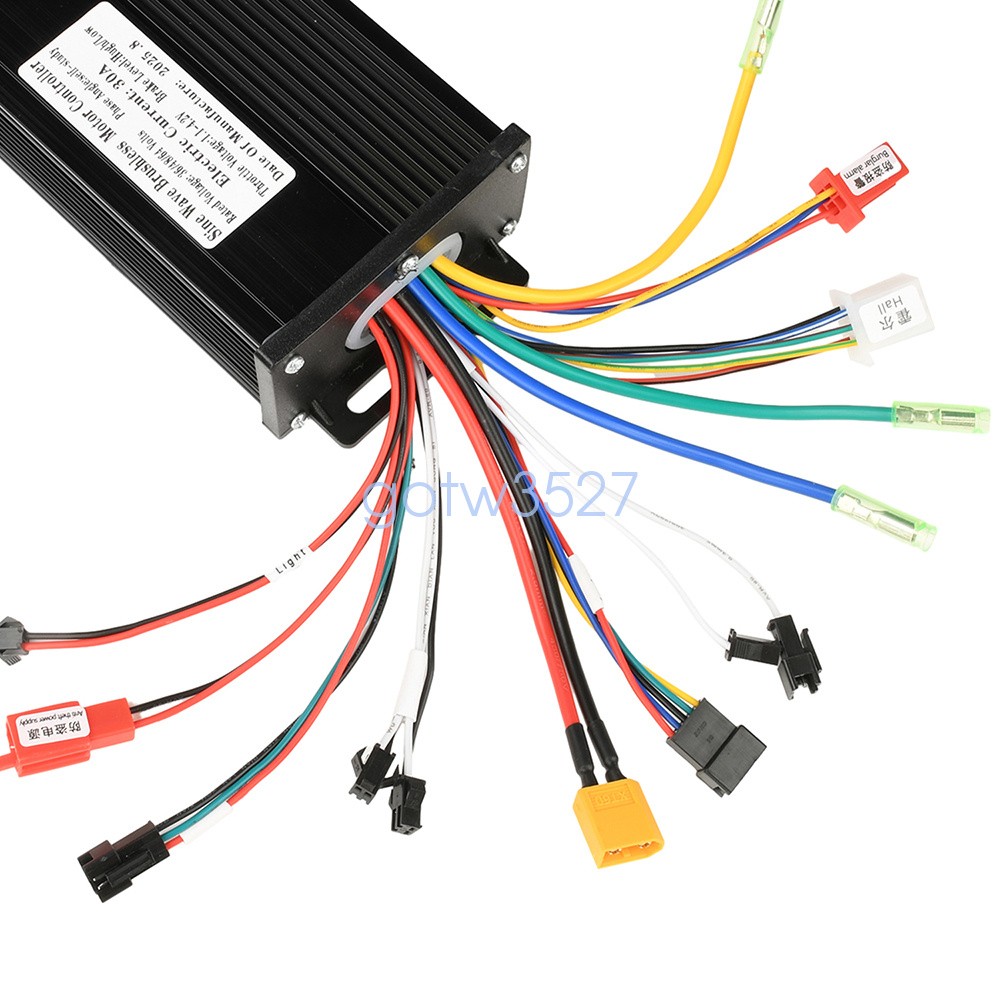 36V 48V 64V 40A 30A 20A Brushless Motor Controller E-Bike S866 LCD Display Meter