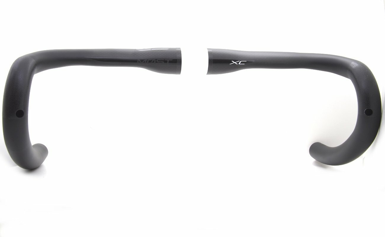 Pinarello MOST JAGUAR XC AERO ALU CARBON 3K Handlebar 42cm O-O fit di2 ,Black