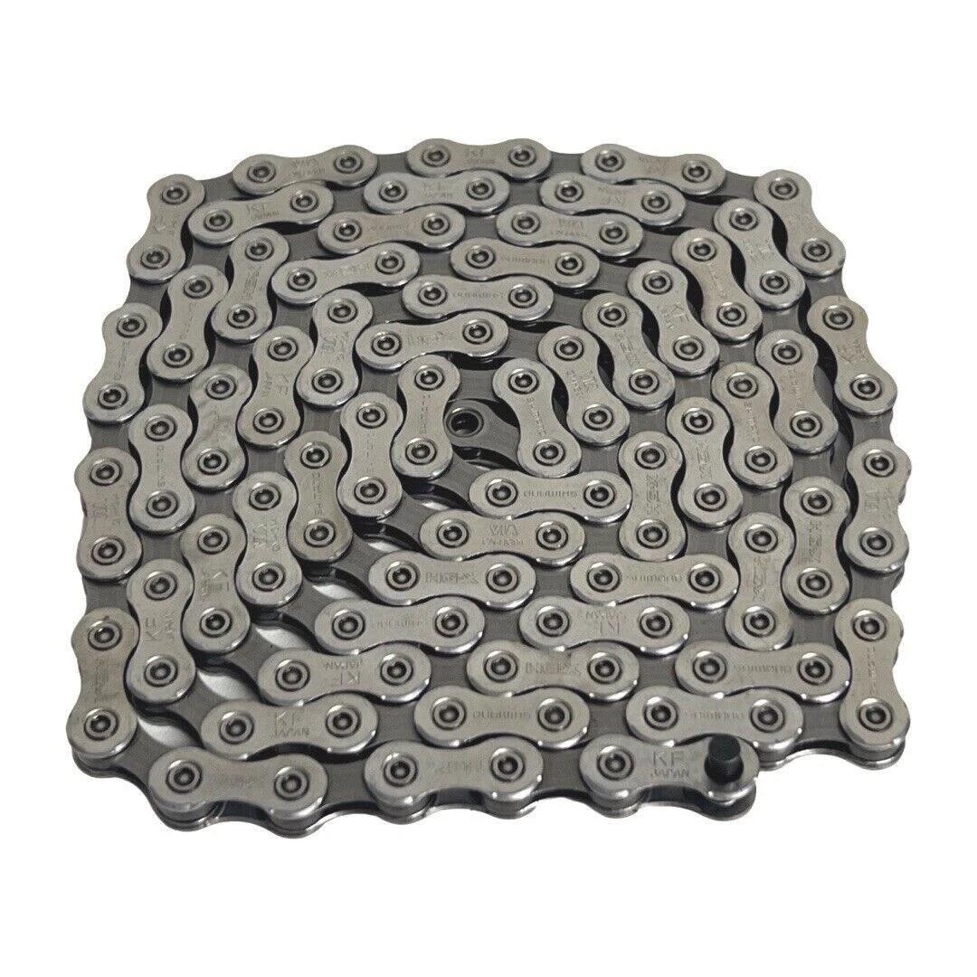 Shimano CN‑HG94 10‑Speed Chain 118 Links Silver XT Road MTB New