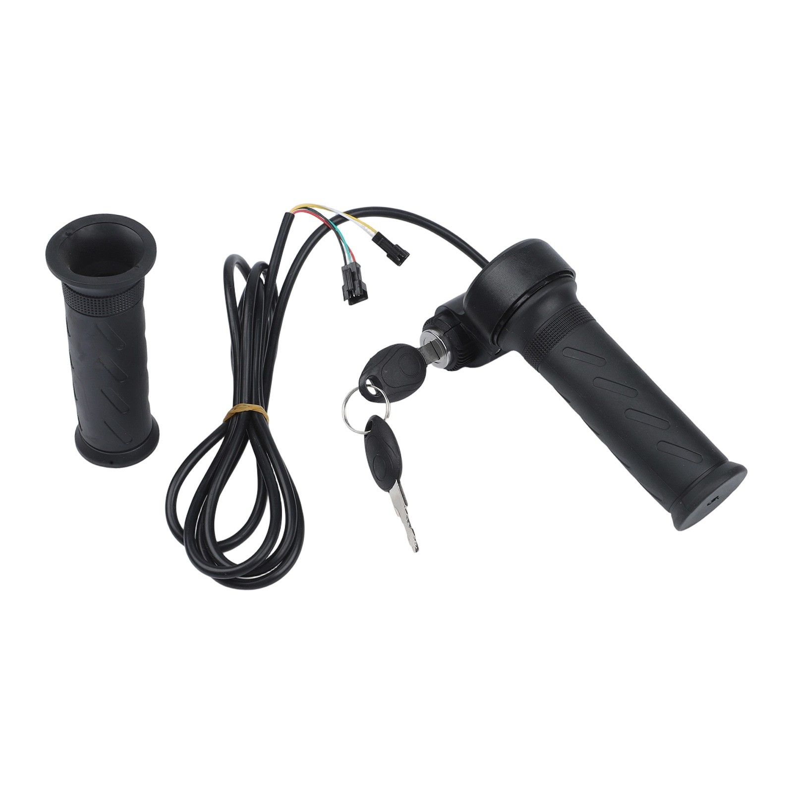 5Pin Throttle Handlebar Pair with for Power Lock for EBike 24V 72V Voltage