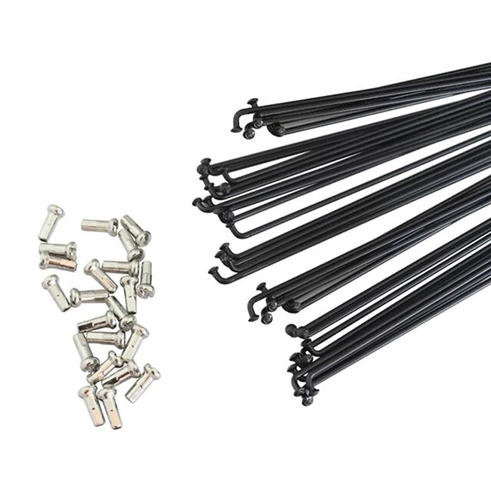 For 275MM Steel Spokes and Nipples for For 27 5 Bikes Replacement Set 24PCS