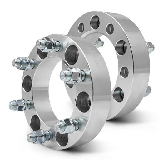 2Pcs 6×5.5 Wheel Spacers 1.5 inch Thread Pitch 14×1.5 Hub Bore 108mm 6 Lug