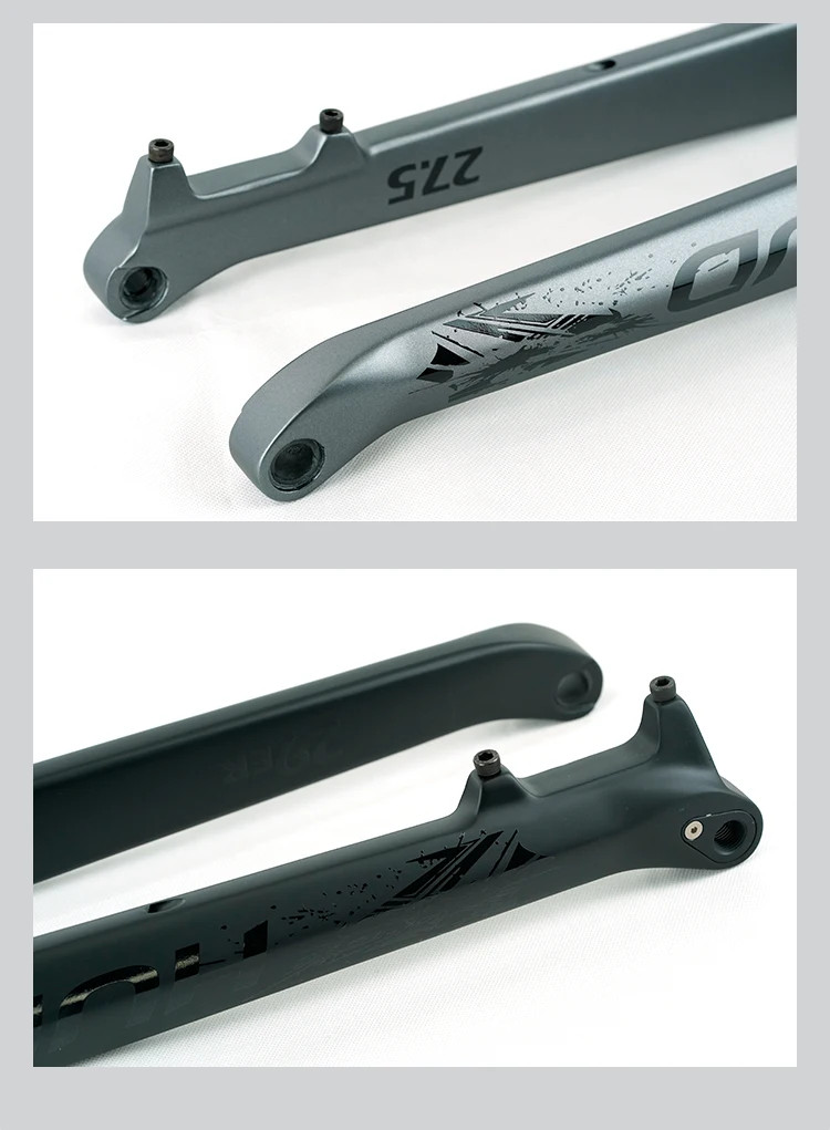 27.5/29 Inches Carbon MTB Fork Boost Thru Axle 15*110mm Tapered Internal Routing