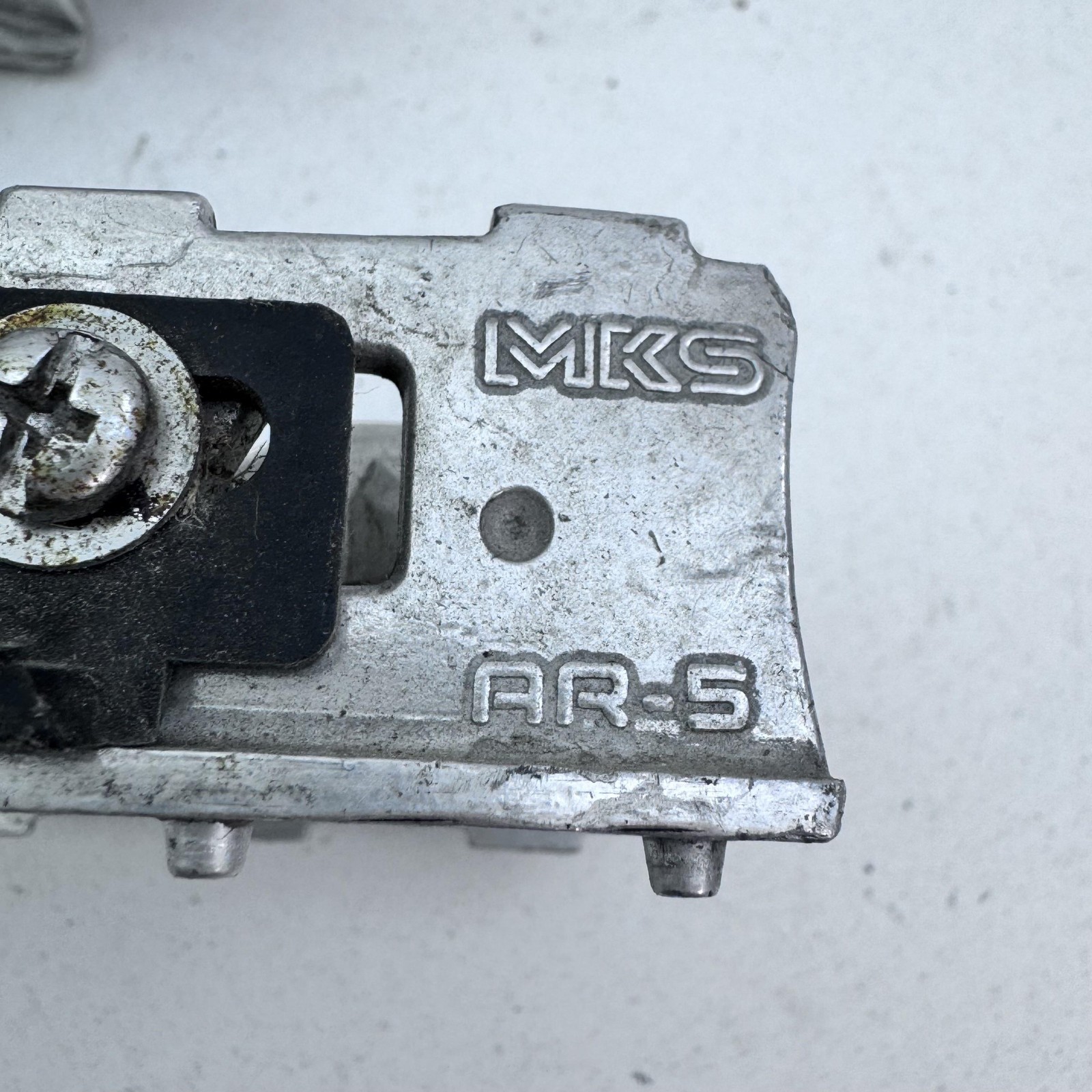 Vintage MKS AR-5 Road Bike Pedals Christophe Toe Clip Strap Reflectors 9/16 A39