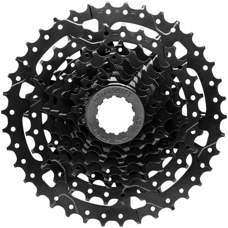 microShift Micro Shift Acolyte CS-H083 8 Speed Cassette 11-38 ED Coated