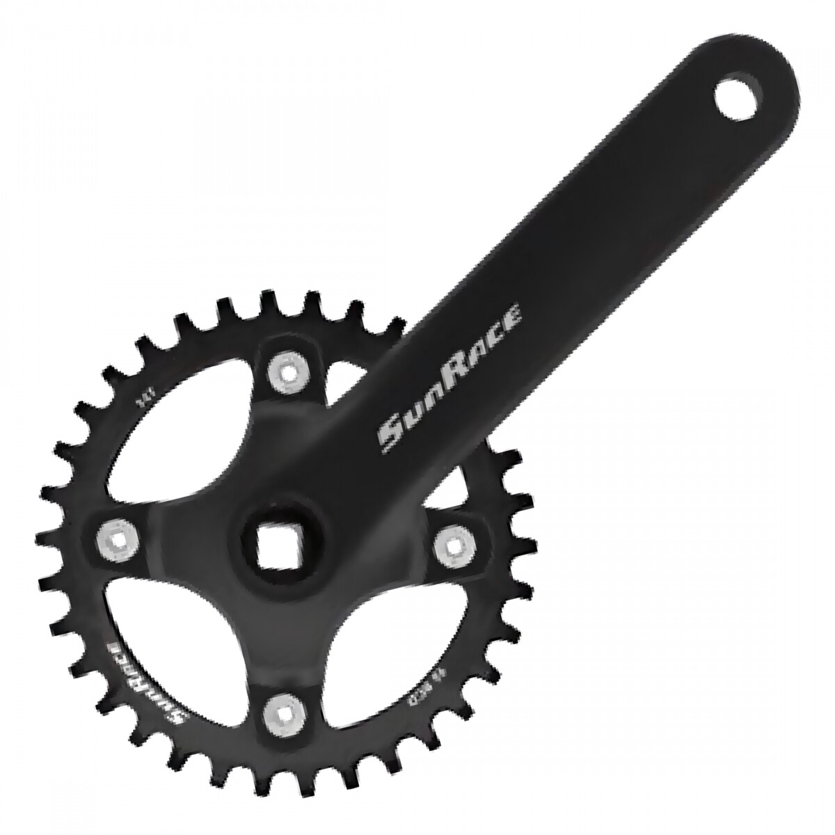 Sunrace FC-M808 Crankset 175×38 1×9 Spd Aluminum 119mm JIS Square Taper