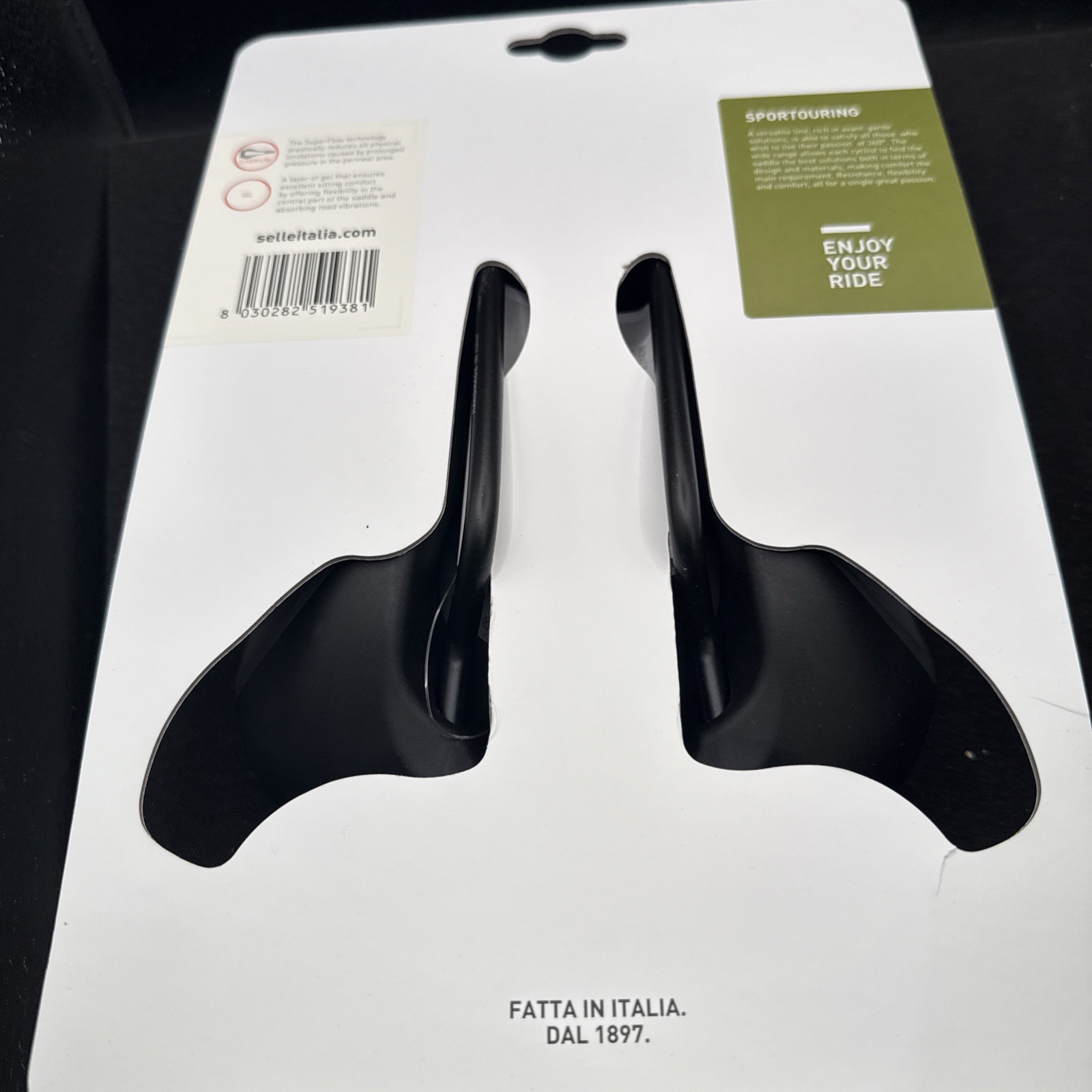 Selle Italia St7 Superflow Vision No Light Cycling Saddle Seat L3 165mm 9419-63