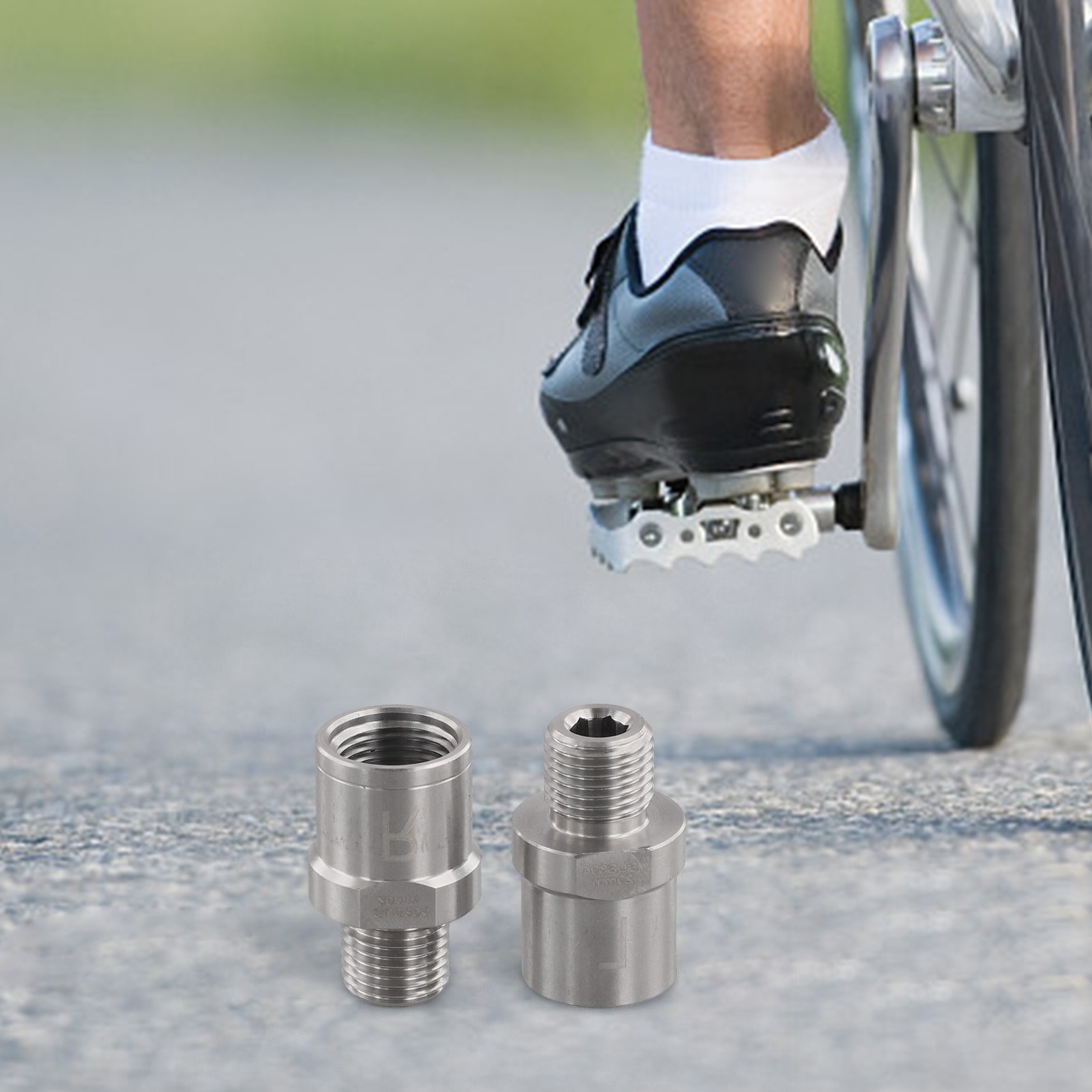 Stainless Steel Adaptors Designed Specifically for Standard Bike Crank Sizes